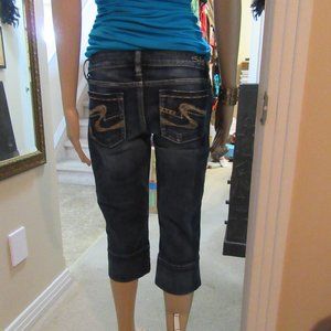 Silver Jean Capri's size 29